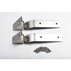 Rugged Ridge - Rugged Ridge 11114.02 Tailgate Hinges Stainless Steel for Jeep Wrangler - Image 1