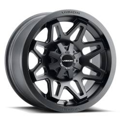 Vision Wheel - Vision Wheels 416 Se7en 12x8 4x136 -10mm Black Matte; 416-128136MB4 - Image 2