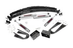 Rough Country Suspension Systems - Rough Country 4" Suspension Lift Kit, 69-72 GM 1500 Truck/SUV 4WD; 10030 - Image 1