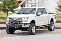 Rough Country Suspension Systems - Rough Country EXO Front Bumper Winch Mount Kit, 09-24 Ford F-150; 10762 - Image 9