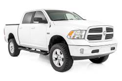 Rough Country Suspension Systems - Rough Country BA2 Side Step Bars-Black, for 09-18 Ram Trucks Crew; 41003 - Image 6