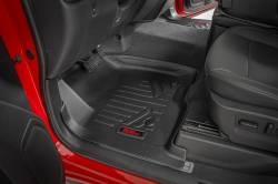 Rough Country Suspension Systems - Rough Country Fr/Rr Floor Liners-Black, 19-24 Silverado/Sierra Crew; M-21612 - Image 4