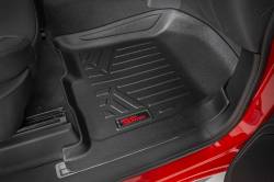Rough Country Suspension Systems - Rough Country Fr/Rr Floor Liners-Black, 19-24 Silverado/Sierra Crew; M-21612 - Image 6