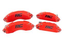 Rough Country Suspension Systems - Rough Country Bolt-On Fr/Rr Caliper Covers-Red, Silverado/Sierra 1500; 71106A - Image 3