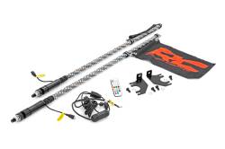 Rough Country Suspension Systems - Rough Country 48" LED Whip Lights w/ Mounts, for Kawasaki Teryx; 94011 - Image 1