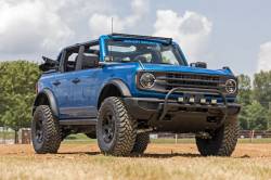 Rough Country Suspension Systems - Rough Country SR2 Aluminum Rail Rock Slider-Black, 21-24 Bronco 4dr; 52002 - Image 9