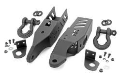 Rough Country Suspension Systems - Rough Country Front Tow Hook/D-Ring Kit-Black, 21-24 Ford Bronco; RS172 - Image 4