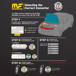 MagnaFlow Exhaust Products - OEM Grade Direct-Fit Catalytic Converter - Image 3