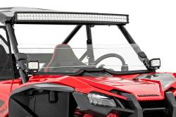 Rough Country Suspension Systems - Rough Country Front UTV Half Windshield, for Honda Talon 1000; 98182021A - Image 1