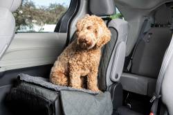 DGS Pet Products - DGS Pet Products DGSDDSGCARSC26 Dirty Dog Single Car Seat Cover and Hammock, Gra - Image 2