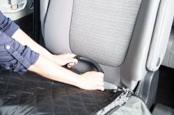 DGS Pet Products - DGS Pet Products DGSDDSGCARSC26 Dirty Dog Single Car Seat Cover and Hammock, Gra - Image 9