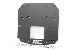 Rough Country Suspension Systems - Rough Country Spare Tire Mount Relocation Plate-Black for Wrangler JL 10526 - Image 1