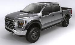 Bushwacker - Bushwacker Forge Style Front/Rear Fender Flares-Black Ford F150 28119-08 - Image 2
