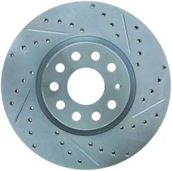 StopTech - StopTech 227.33098L Select Sport Cross-Drilled & Slotted Disc Brake Rotor - Image 2