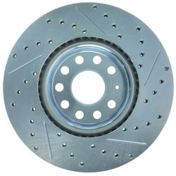 StopTech - StopTech 227.33098R Select Sport Cross-Drilled & Slotted Disc Brake Rotor - Image 2