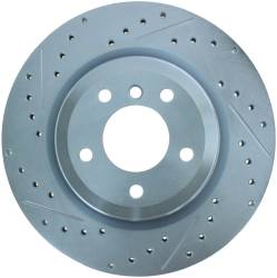 StopTech - StopTech 227.34080R Select Sport Cross-Drilled & Slotted Disc Brake Rotor - Image 1