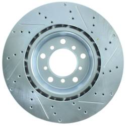 StopTech - StopTech 227.34059R Select Sport Cross-Drilled & Slotted Disc Brake Rotor - Image 1