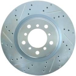 StopTech - StopTech 227.34059R Select Sport Cross-Drilled & Slotted Disc Brake Rotor - Image 2