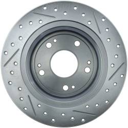 StopTech - StopTech 227.40068R Select Sport Cross-Drilled & Slotted Disc Brake Rotor - Image 2