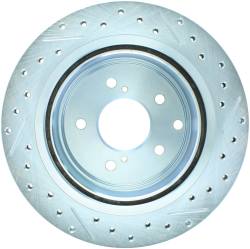 StopTech - StopTech 227.42047R Select Sport Cross-Drilled & Slotted Disc Brake Rotor - Image 2