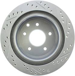 StopTech - StopTech 227.42077R Select Sport Cross-Drilled & Slotted Disc Brake Rotor - Image 2