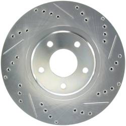 StopTech - StopTech 227.42080L Select Sport Cross-Drilled & Slotted Disc Brake Rotor - Image 1