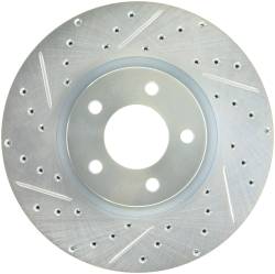 StopTech - StopTech 227.45078R Select Sport Cross-Drilled & Slotted Disc Brake Rotor - Image 1