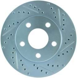 StopTech - StopTech 227.62057L Select Sport Cross-Drilled & Slotted Disc Brake Rotor - Image 1