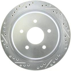StopTech - StopTech 227.62062R Select Sport Cross-Drilled & Slotted Disc Brake Rotor - Image 1