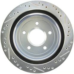 StopTech - StopTech 227.62062R Select Sport Cross-Drilled & Slotted Disc Brake Rotor - Image 2