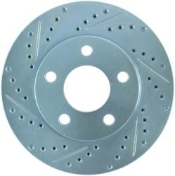StopTech - StopTech 227.62057R Select Sport Cross-Drilled & Slotted Disc Brake Rotor - Image 1
