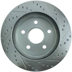 StopTech - StopTech 227.67053R Select Sport Cross-Drilled & Slotted Disc Brake Rotor - Image 2
