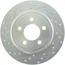 StopTech - StopTech 227.63060R Select Sport Cross-Drilled & Slotted Disc Brake Rotor - Image 1