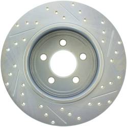 StopTech - StopTech 227.63060R Select Sport Cross-Drilled & Slotted Disc Brake Rotor - Image 2