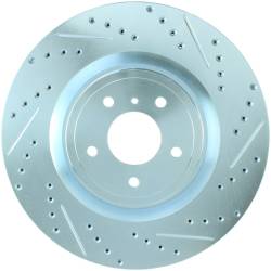 StopTech - StopTech 227.42100L Select Sport Cross-Drilled & Slotted Disc Brake Rotor - Image 1