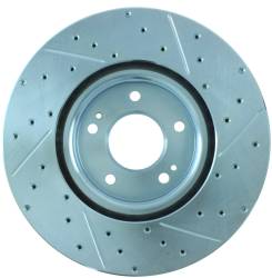 StopTech - StopTech 227.46064R Select Sport Cross-Drilled & Slotted Disc Brake Rotor - Image 2