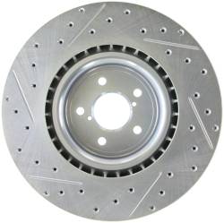 StopTech - StopTech 227.47019L Select Sport Cross-Drilled & Slotted Disc Brake Rotor - Image 2
