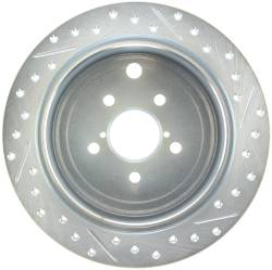 StopTech - StopTech 227.47029R Select Sport Cross-Drilled & Slotted Disc Brake Rotor - Image 2