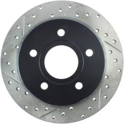 StopTech - StopTech 127.67043R Sport Cross-Drilled & Slotted Disc Brake Rotor - Image 1