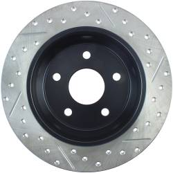 StopTech - StopTech 127.67043R Sport Cross-Drilled & Slotted Disc Brake Rotor - Image 2