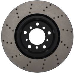 StopTech - StopTech 128.34058L Sport Cross-Drilled Disc Brake Rotor for 01-06 M3 - Image 2