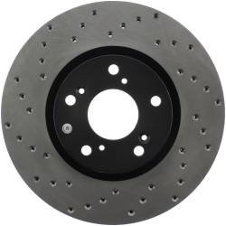 StopTech - StopTech 128.40057R Sport Cross-Drilled Disc Brake Rotor - Image 1