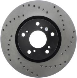StopTech - StopTech 128.40057L Sport Cross-Drilled Disc Brake Rotor - Image 1