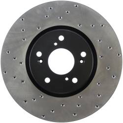 StopTech - StopTech 128.40062R Sport Cross-Drilled Disc Brake Rotor for 04-08 TL - Image 1