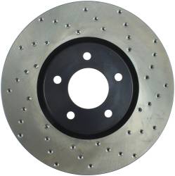 StopTech - StopTech 128.45078L Sport Cross-Drilled Disc Brake Rotor for 07-13 3 - Image 1