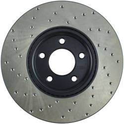 StopTech - StopTech 128.45078L Sport Cross-Drilled Disc Brake Rotor for 07-13 3 - Image 2
