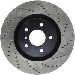 StopTech - StopTech 128.42076L Sport Cross-Drilled Disc Brake Rotor for 03-08 350Z G35 - Image 1