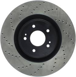 StopTech - StopTech 128.46076R Sport Cross-Drilled Disc Brake Rotor for 08-15 Lancer - Image 1