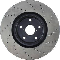 StopTech - StopTech 128.47022R Sport Cross-Drilled Disc Brake Rotor for Impreza WRX STI - Image 2