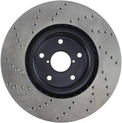 StopTech - StopTech 128.47022L Sport Cross-Drilled Disc Brake Rotor for Impreza WRX STI - Image 1